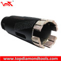 Diamond Core Drill Bits with Turbo Segment for Dry Drilling Granite or Hard Stone